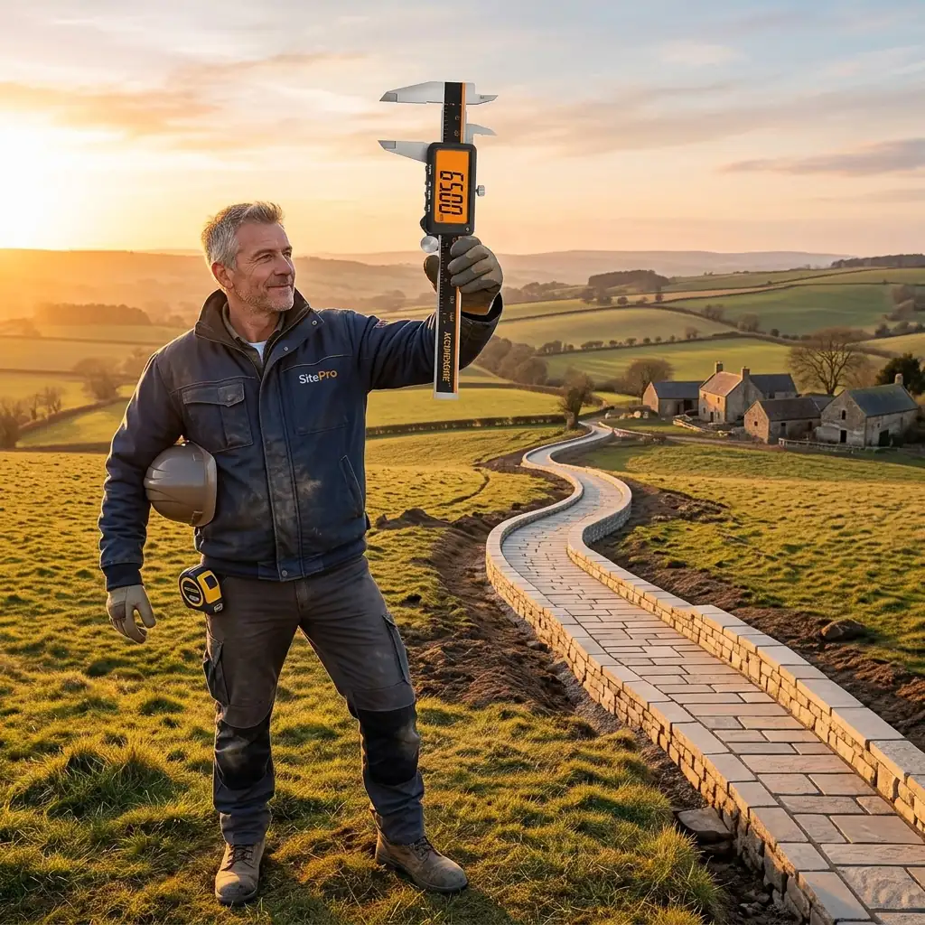 Customer photo — ACCUMEASURE used outdoors in the countryside