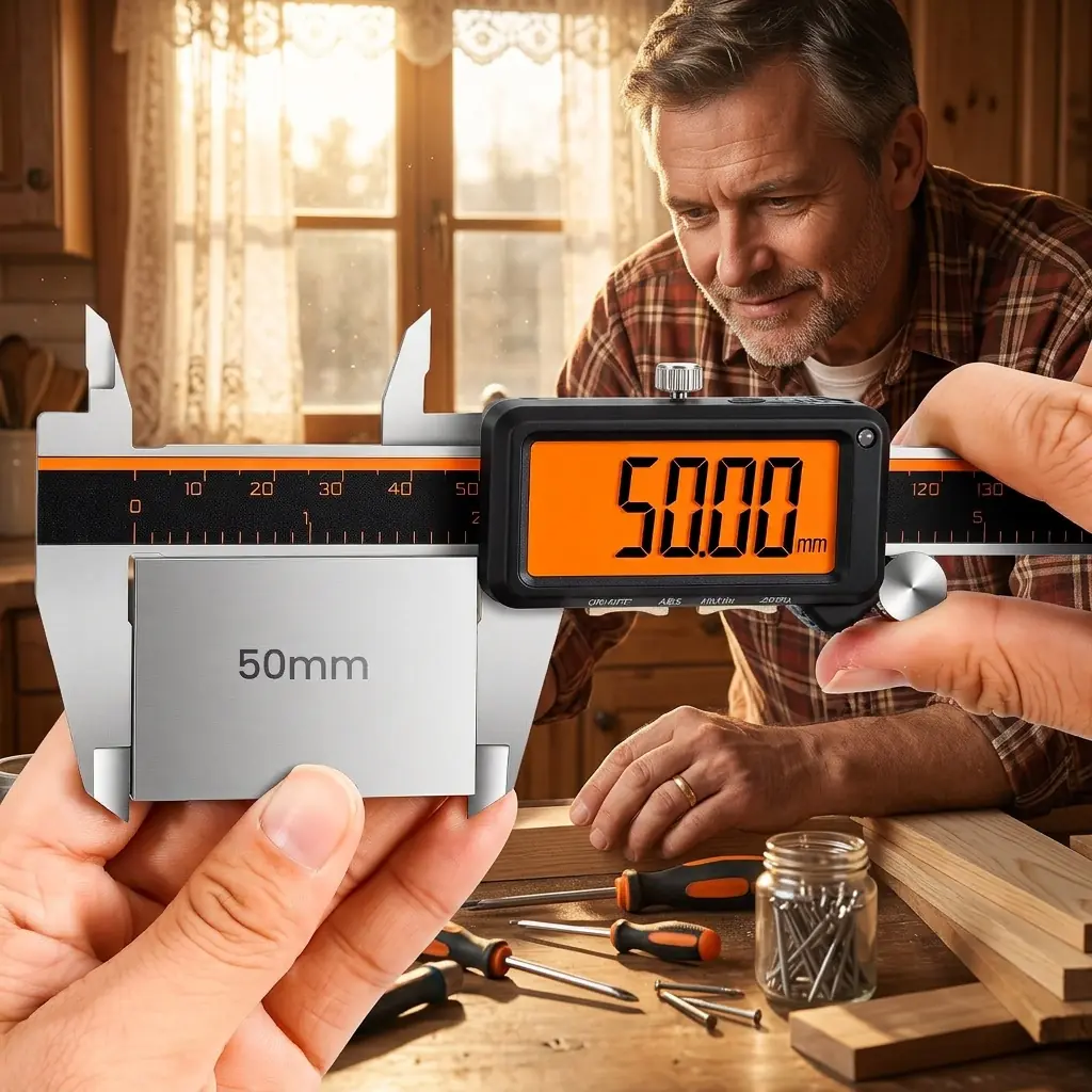 Customer photo — ACCUMEASURE in a workshop setting