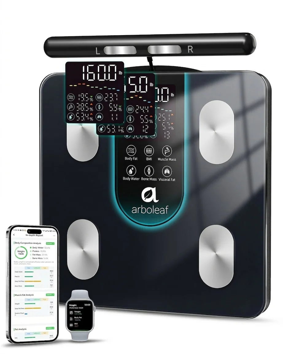 Arboleaf smart scale specifications and display