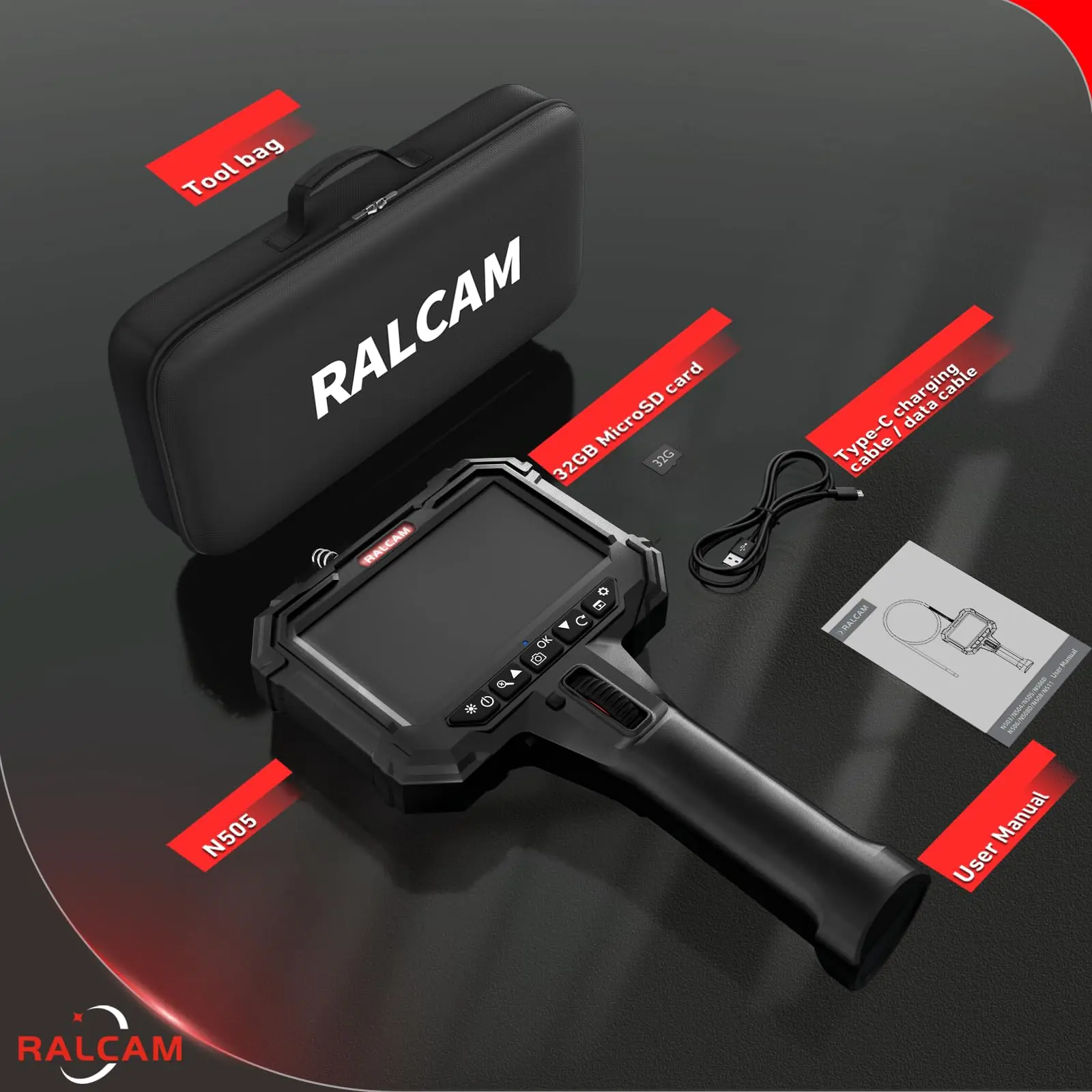 Digital display and interface of an ARTICAM inspection system.