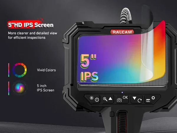 Compact and portable drain camera system in its protective case