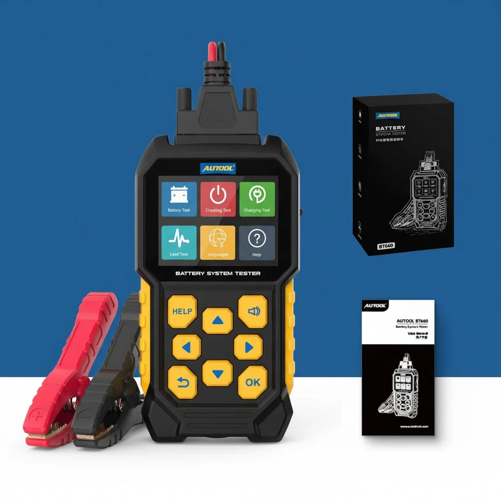 Infographic showing car diagnostic tool specifications and value
