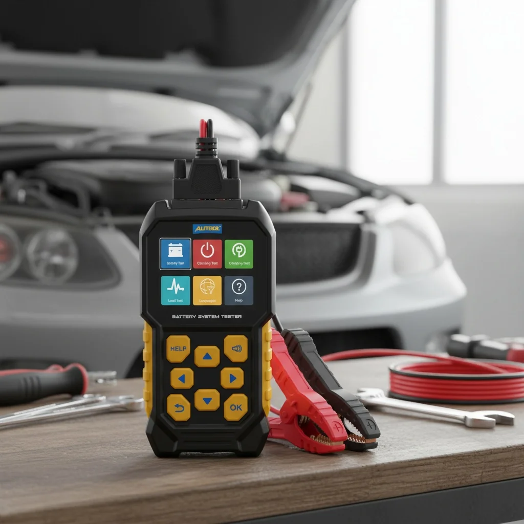 Conducting a battery load test to check cranking health