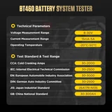 AUTOOLUK Battery Tester specifications graphic