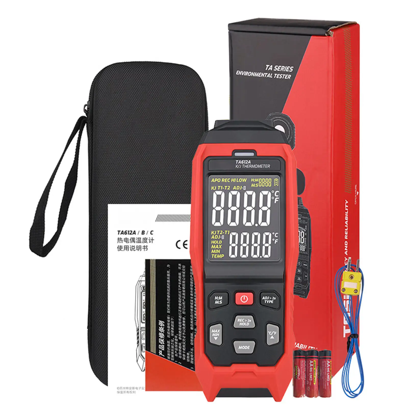 Temperature and humidity data logger types