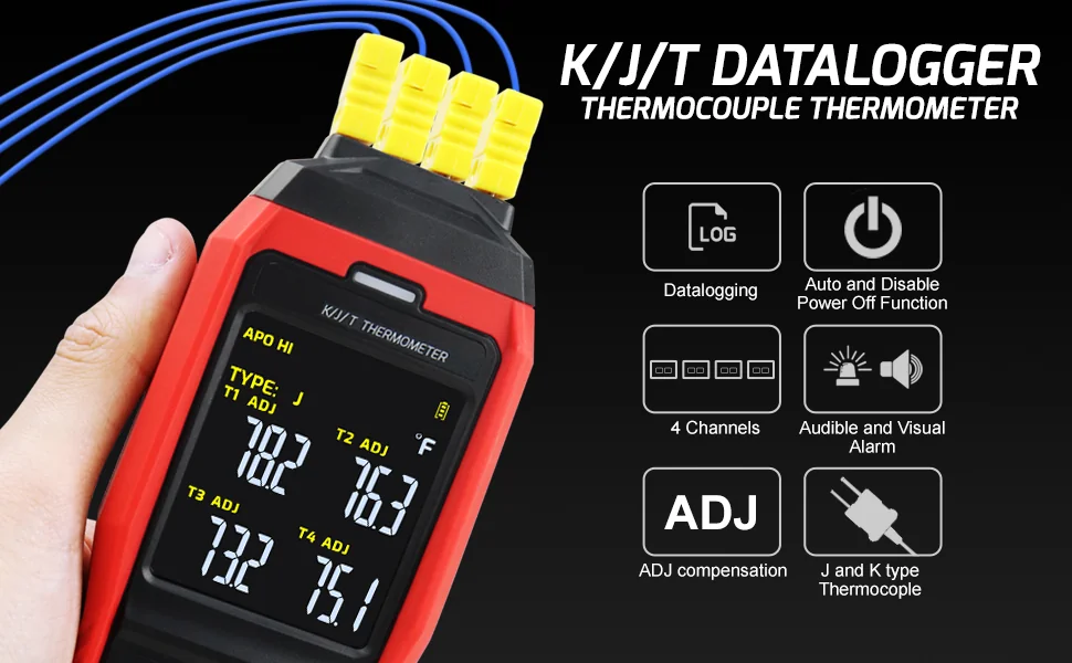 Temperature data logger comparison models