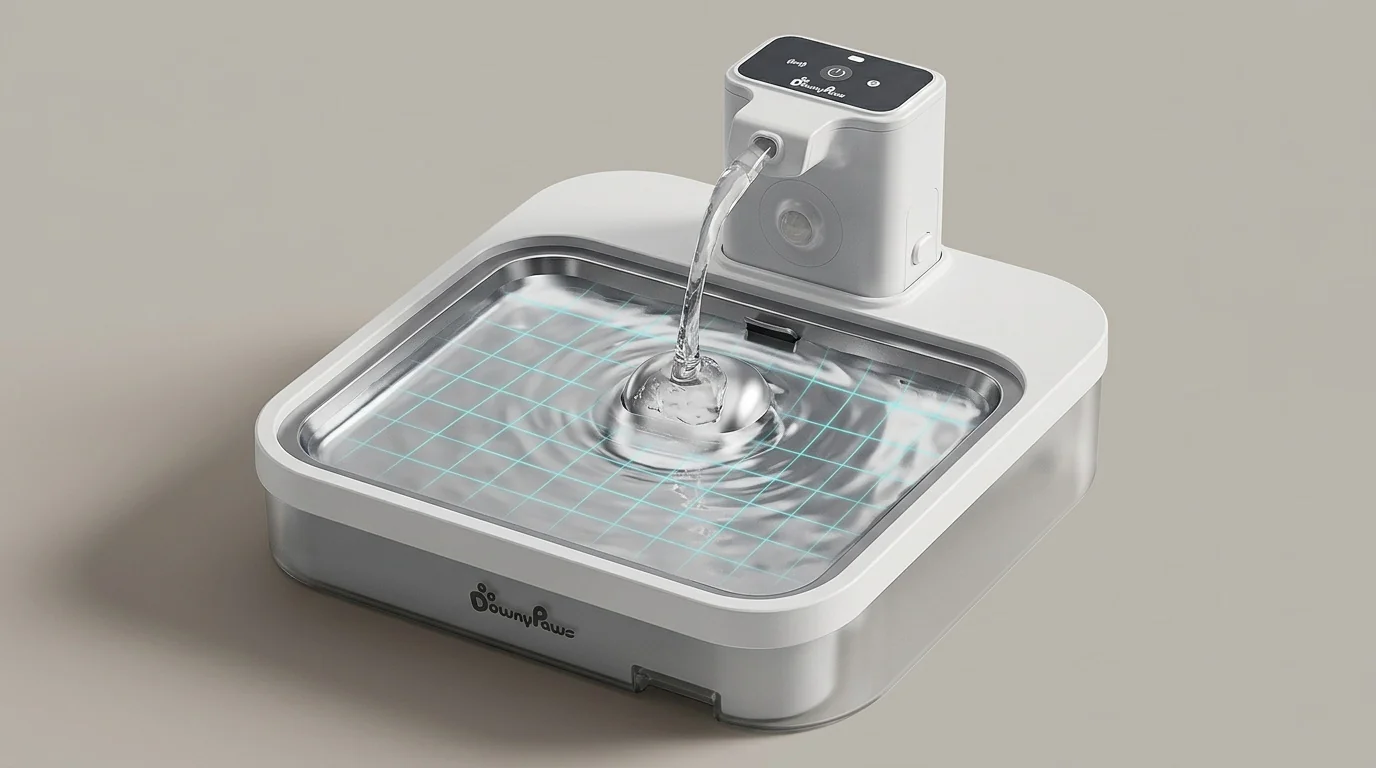 Key benefits and features of the DownyPaws automatic fountain