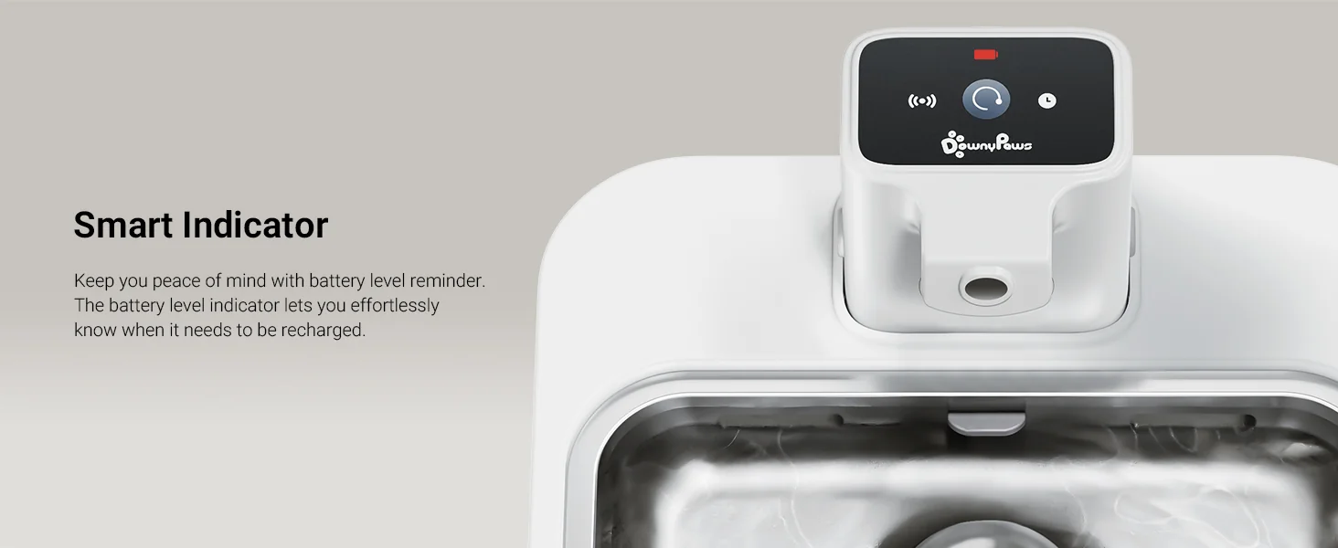 Summary view of the DownyPaws pet water fountain benefits.