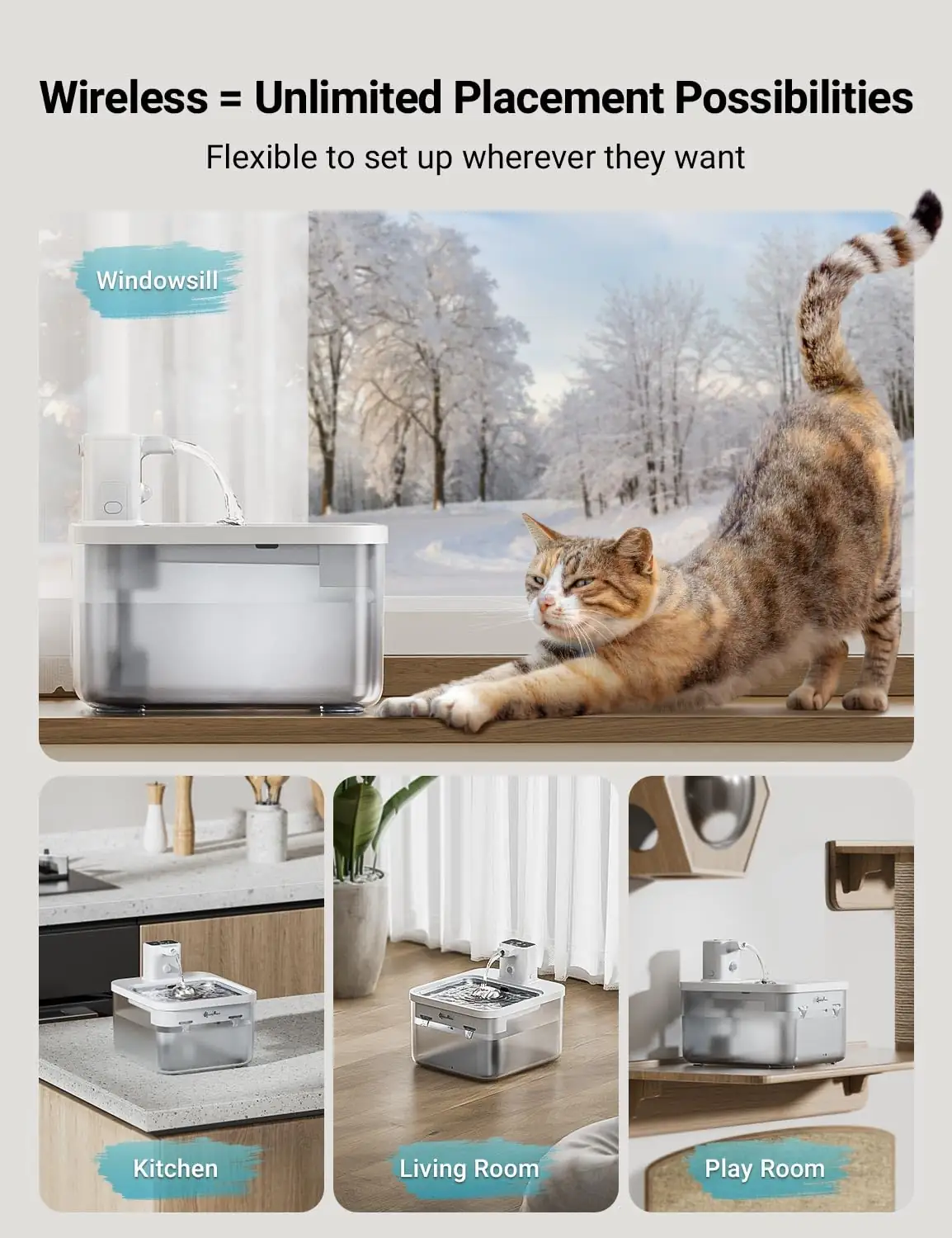 Easy to disassemble parts for quick cleaning