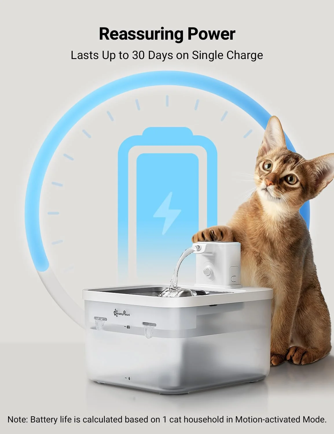 Cat water fountain suitable for UK home environments