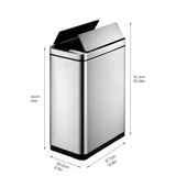 EKODELUXE stainless bin studio product