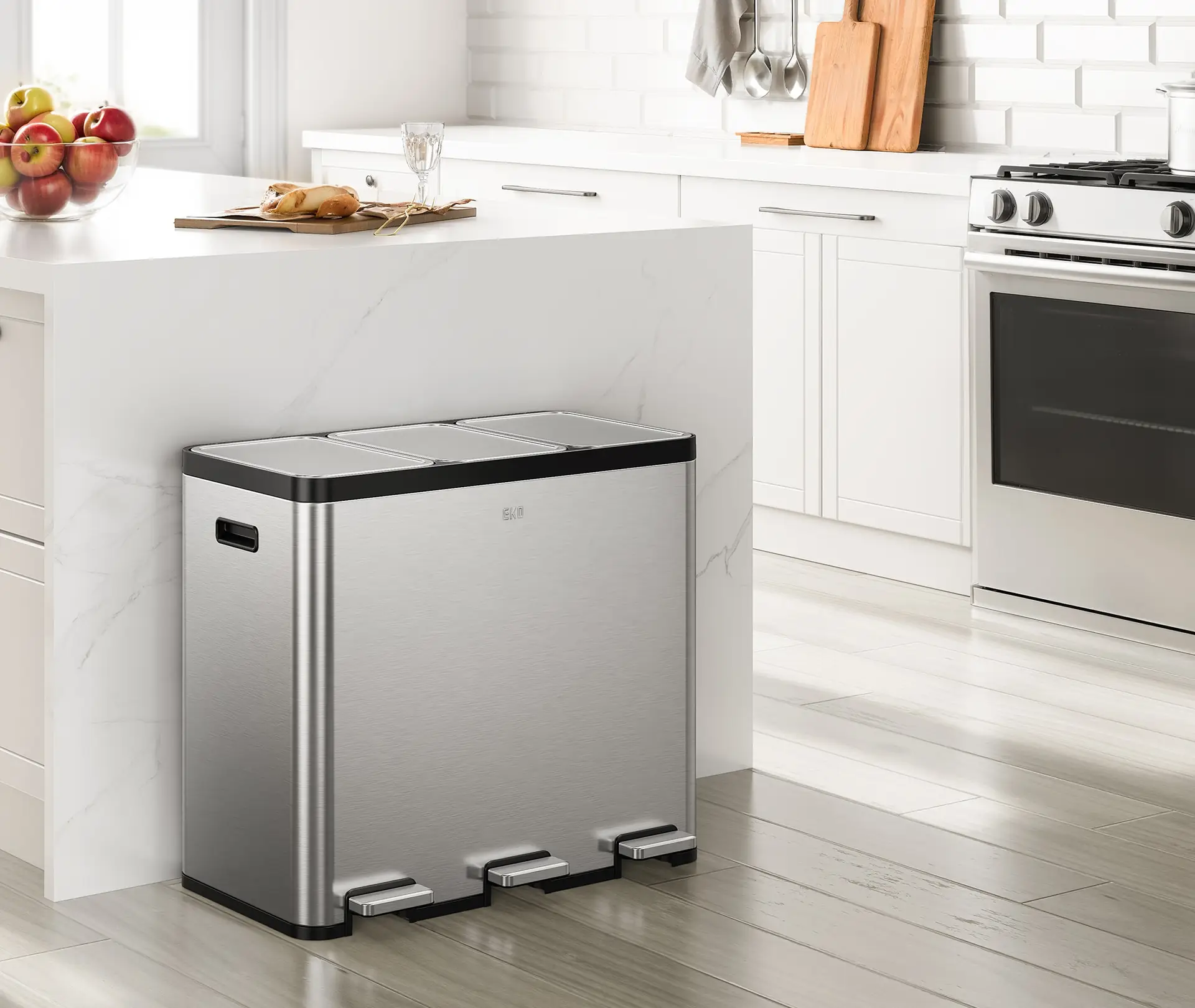 Under-cabinet kitchen bin types