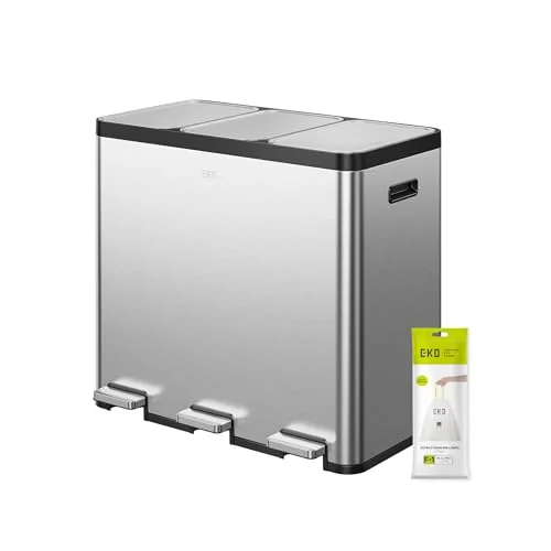 Multi-compartment recycling bin system