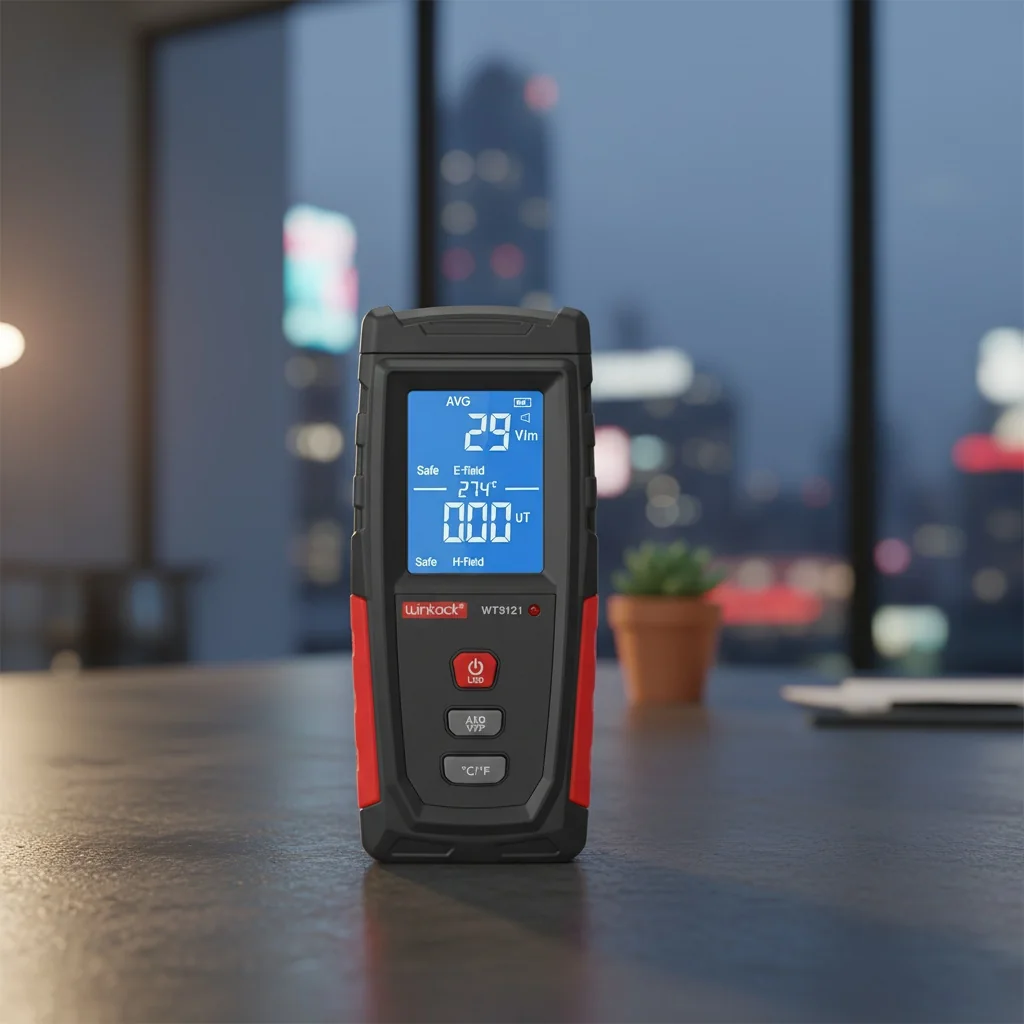 Measuring EMF radiation levels from smart home gadgets with an ERICKHILL meter