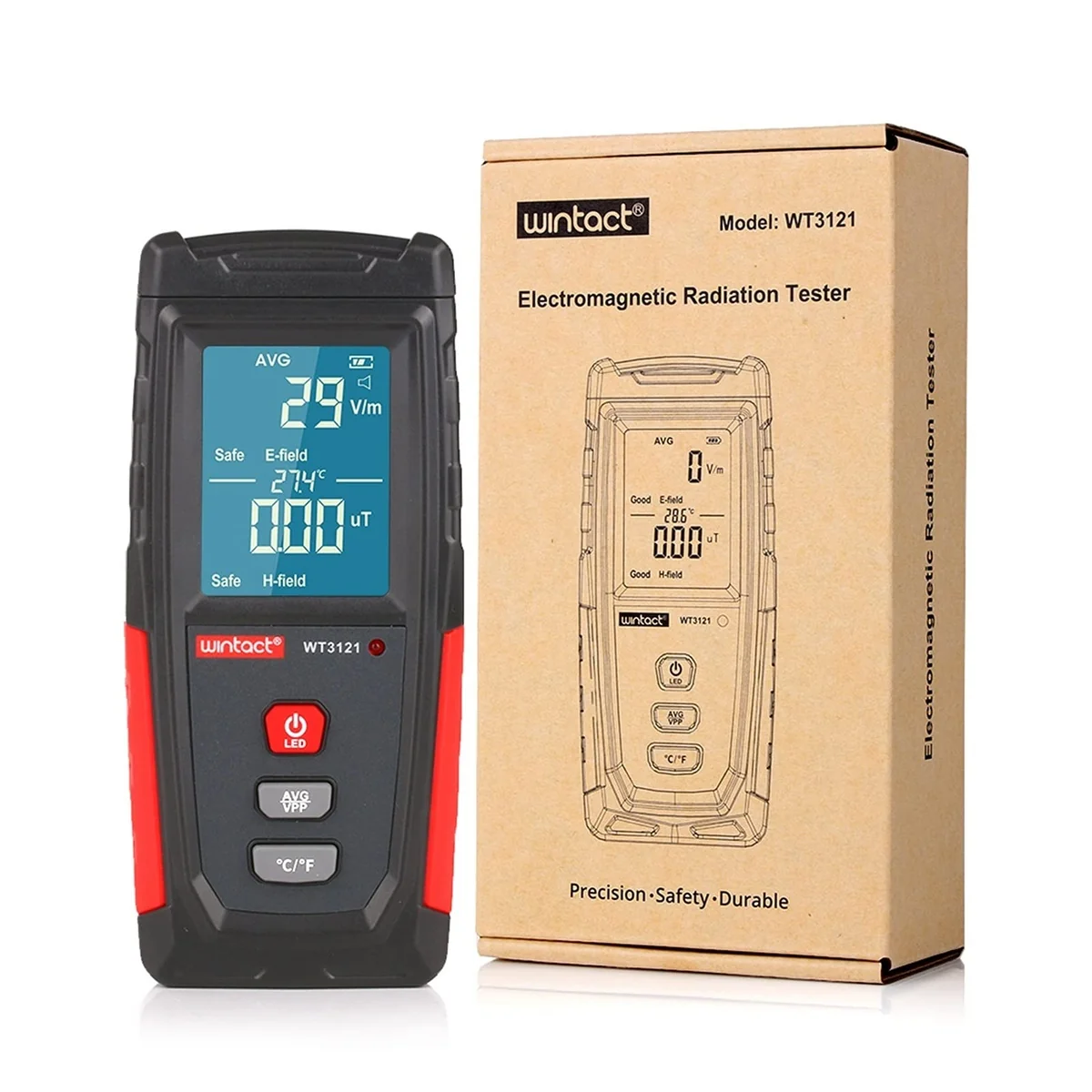 The ERICKHILL range of digital EMF and environment meters