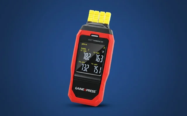 GAINEXPRESS digital thermometer studio lifestyle photograph