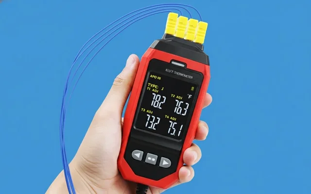 GAINEXPRESS handheld thermometer blue studio promotional image
