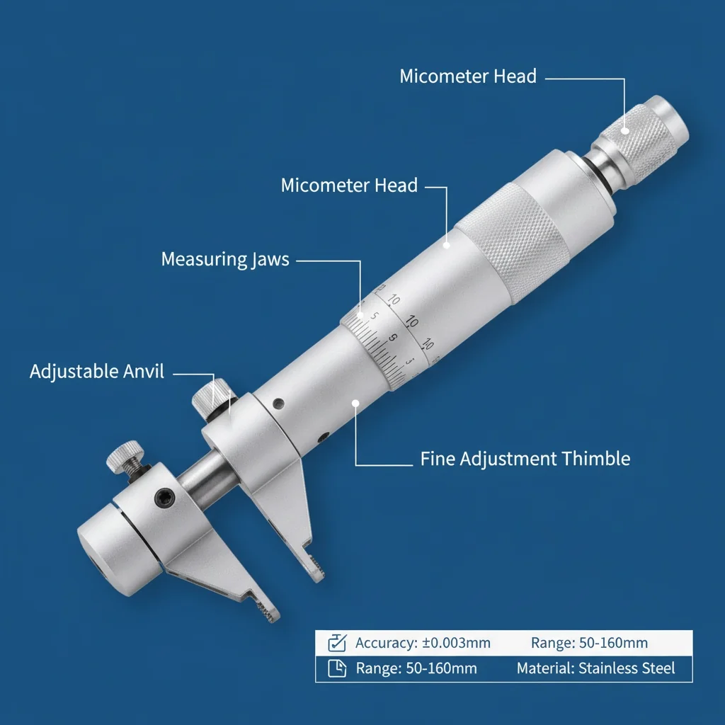Precision measurement specifications infographic