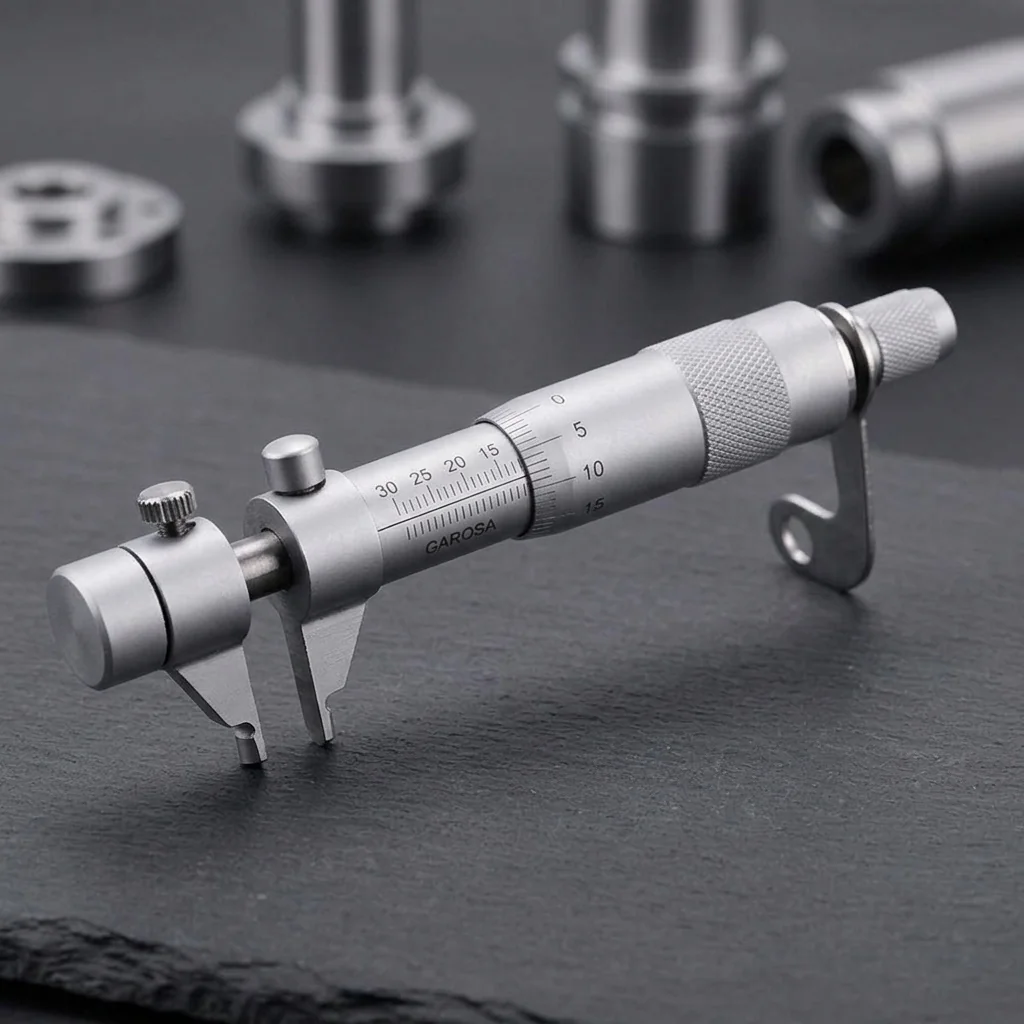 Digital micrometer for accurate mm to micrometers measurement