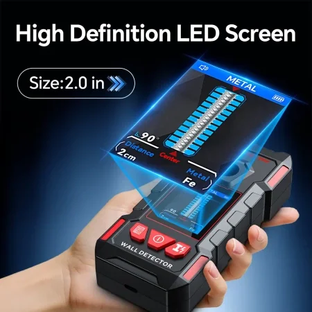 GOTMEET wall detector LED display close-up