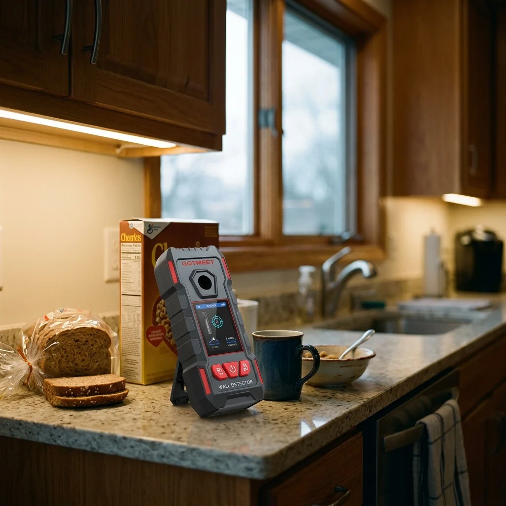 Customer photo of GOTMEET wall detector in kitchen