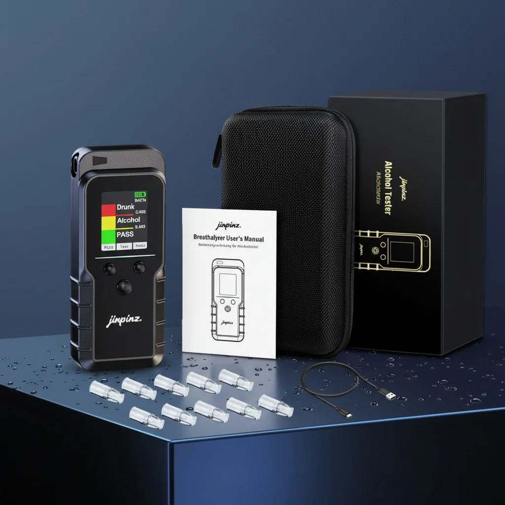 Accurate breathalyzer device for reliable readings