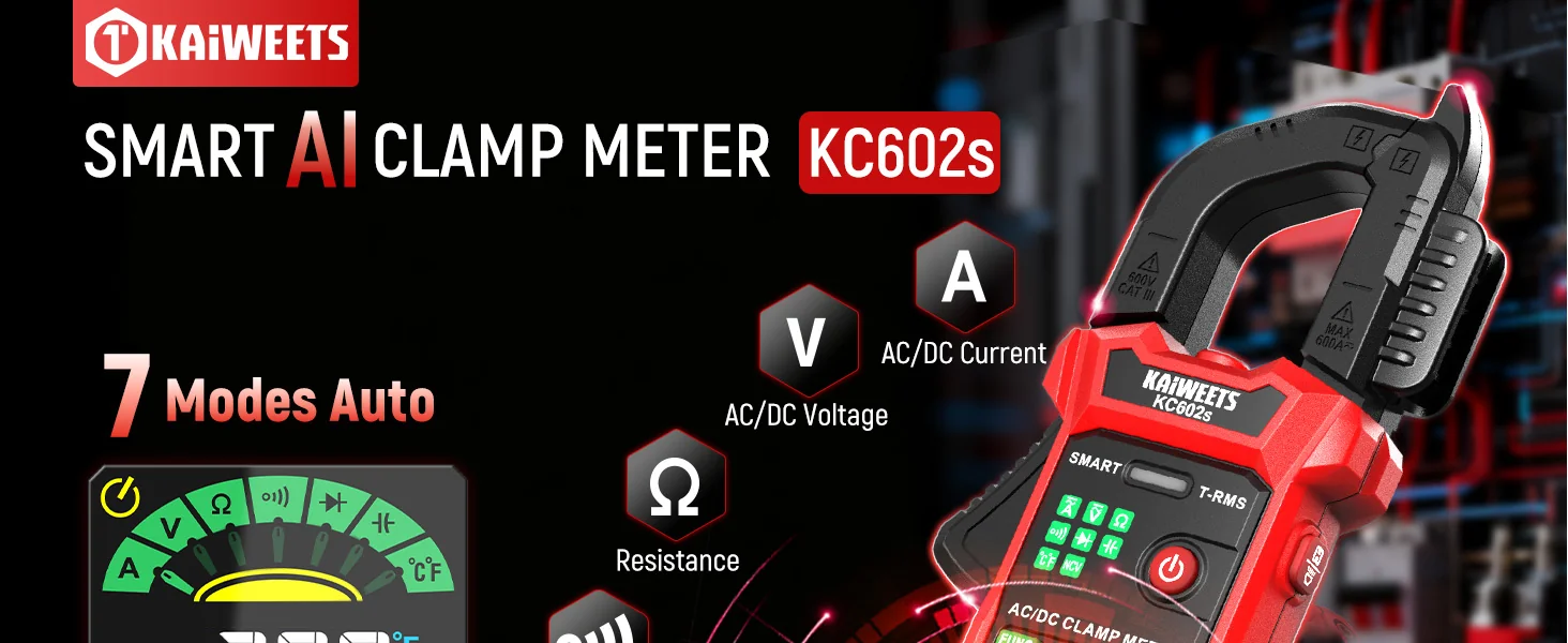 Close-up of a digital electrical safety testing device
