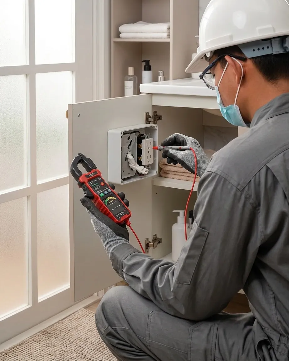 Customer using KAIWEETS tool for socket testing