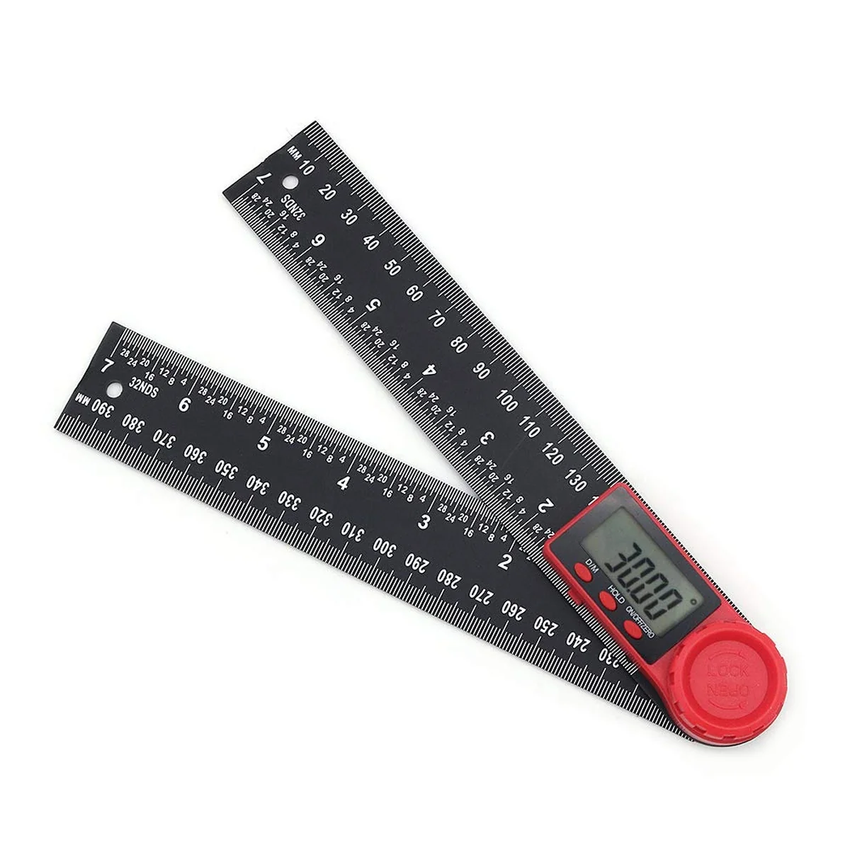 The LEXIVON Digital Angle Ruler showcasing its compact and durable design