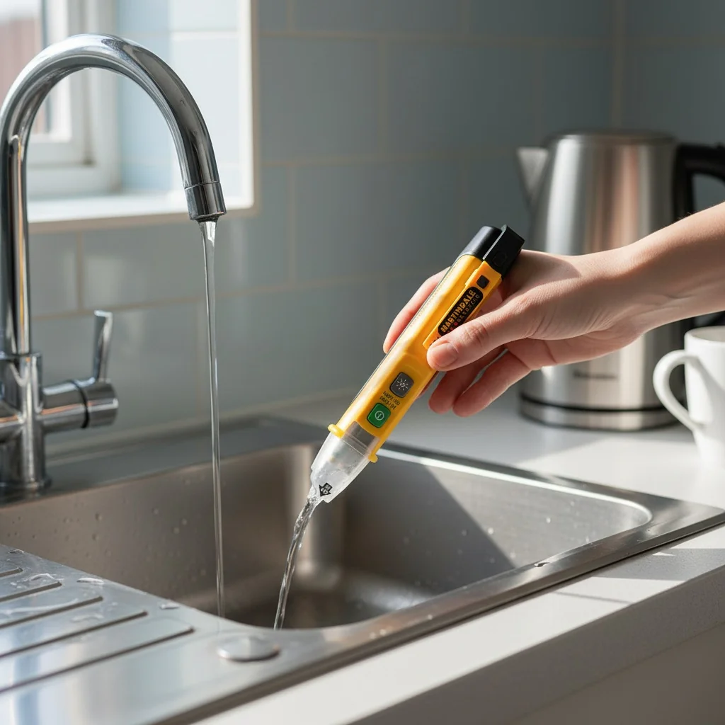 Electrician performing safe isolation procedure with Martindale tools