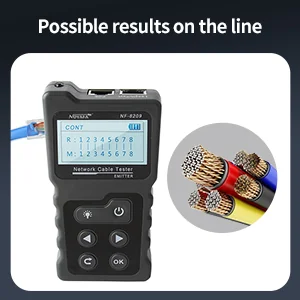 Various types of cable testers