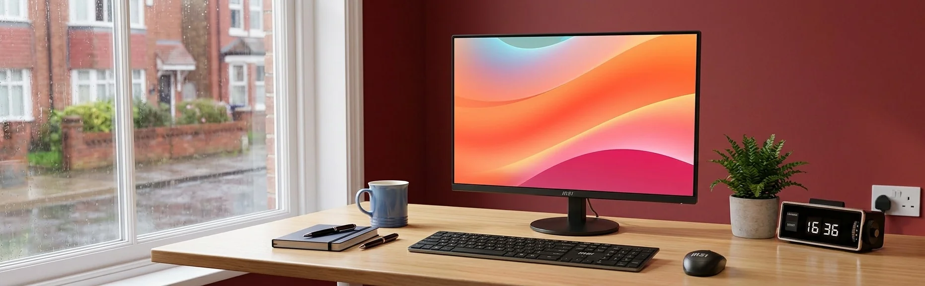Dell monitor comparison in home office setup