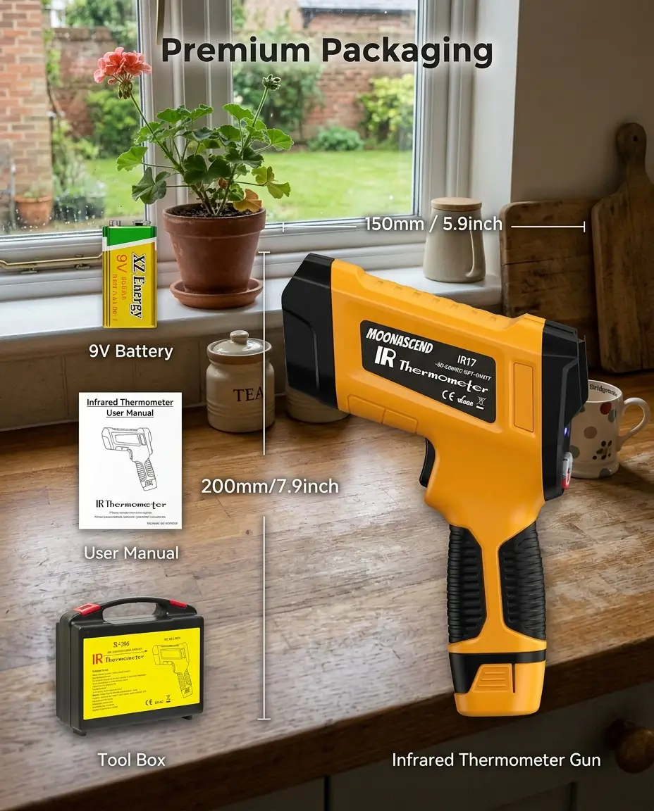 NOVATEMP tool in a home kitchen environment showcasing everyday practical use for UK households