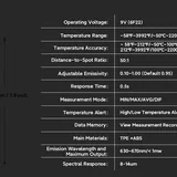 NOVATEMP infrared thermometer panoramic product display