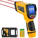 NOVATEMP thermometer showing trigger mechanism detail