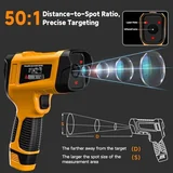 NOVATEMP infrared thermometer styled product photograph