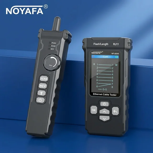 NOYAFA ethernet tester professional studio shot