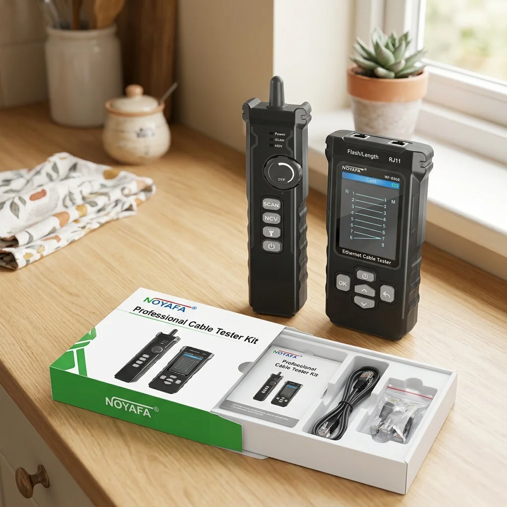 Step-by-step guide on how to use a network cable tester