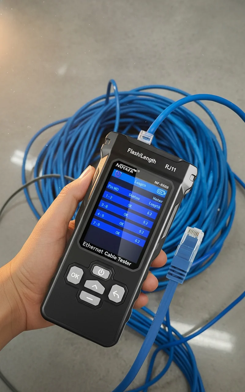 Tracing hidden network cables using a professional toner and probe kit