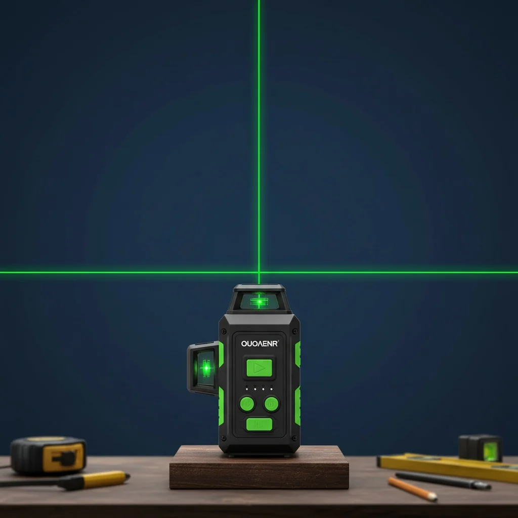 OUOAENR laser level in studio lifestyle setting