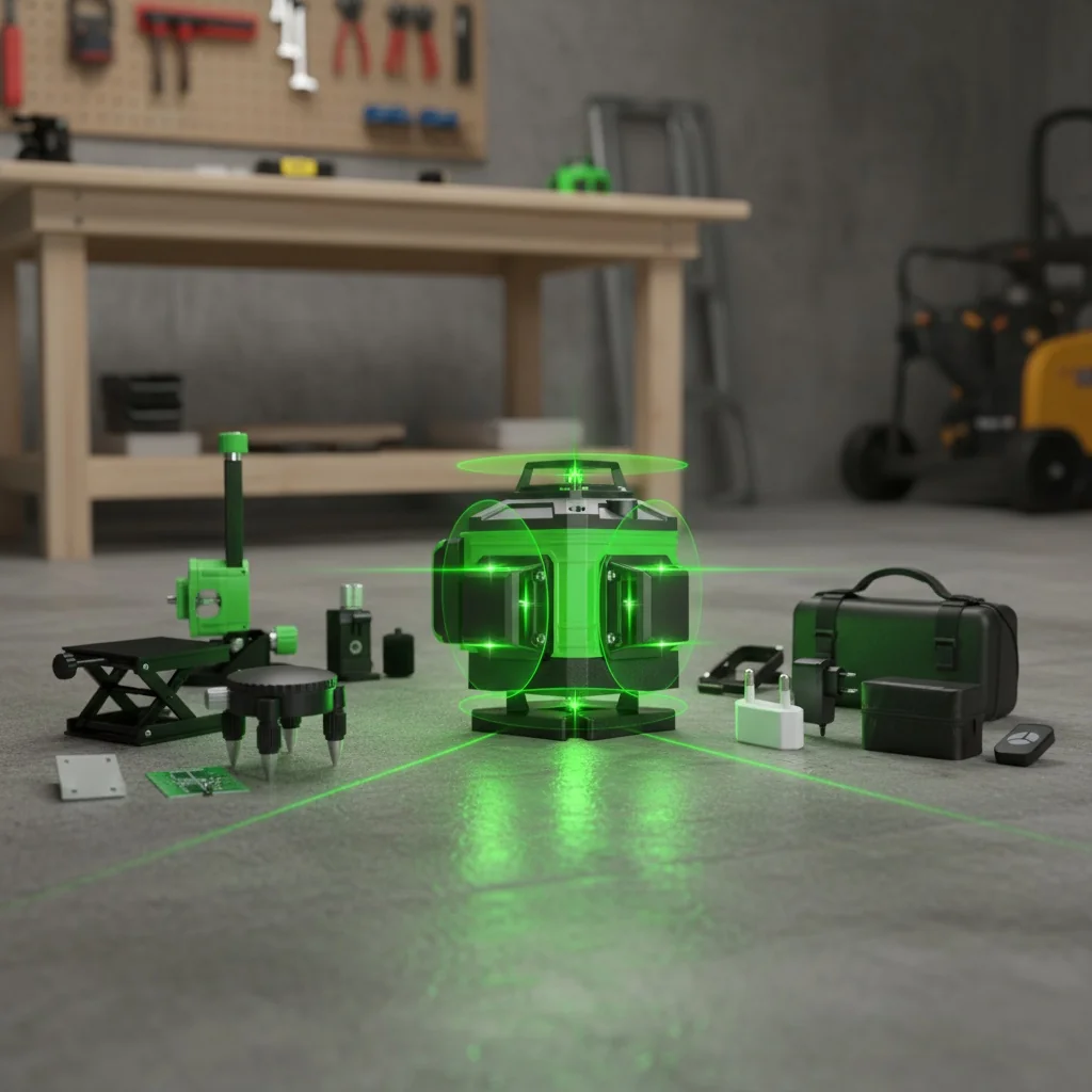 Green laser level models comparison in use