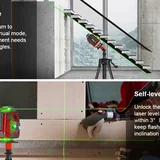 OUOAENR Laser Level used during indoor renovation