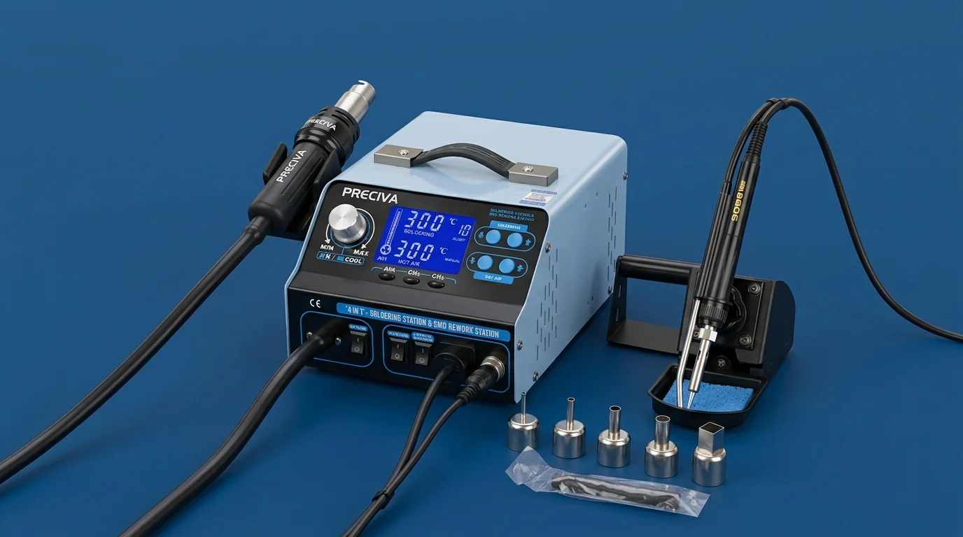 Safety certified soldering equipment meeting UKCA and CE standards