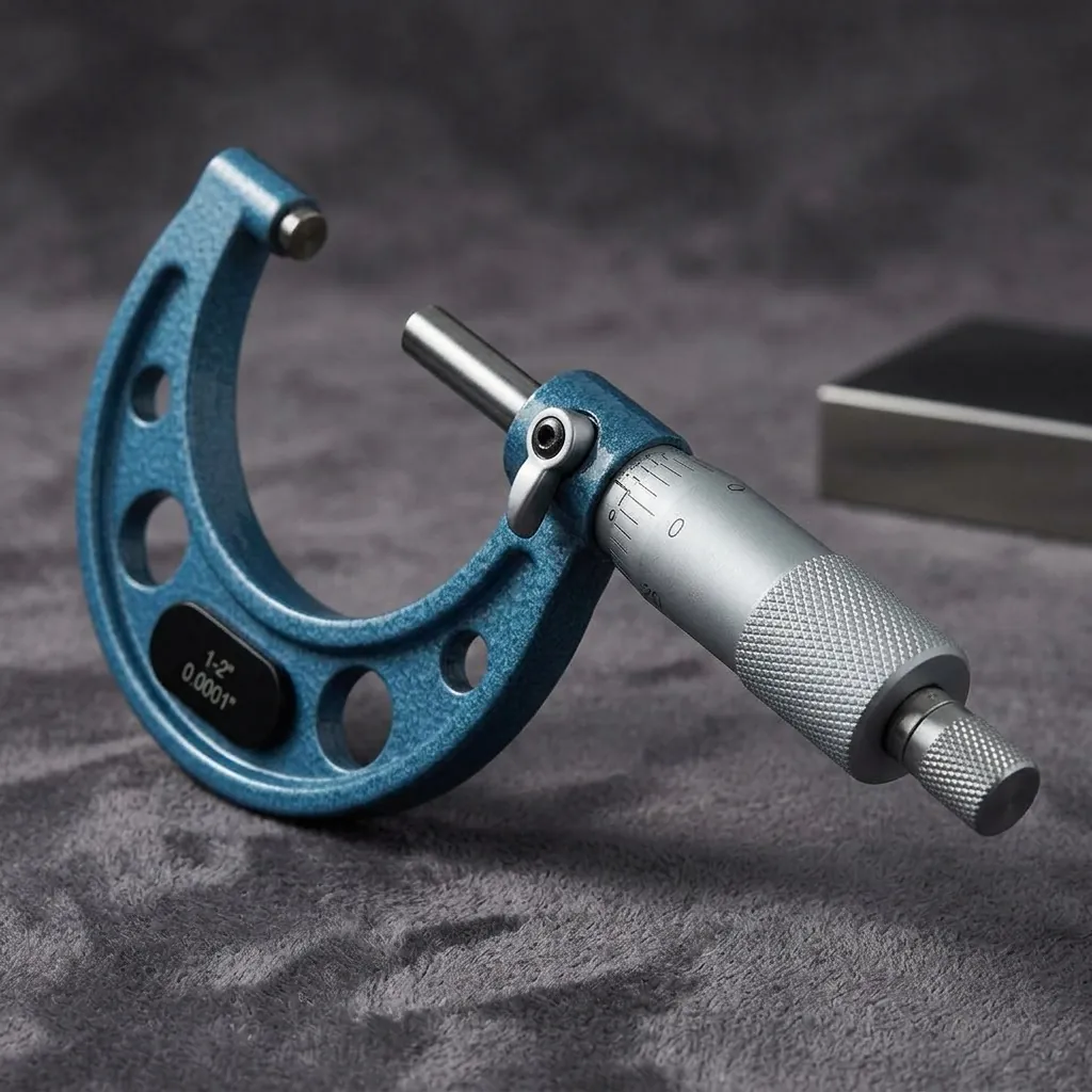 Digital and analogue micrometers comparison