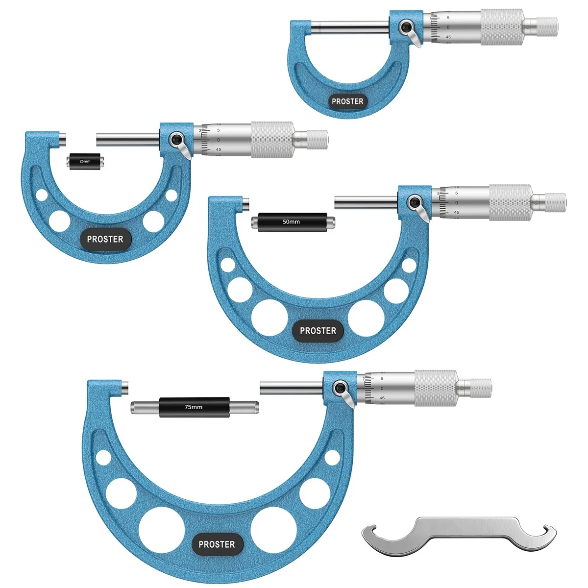 Proster digital micrometer specifications and features