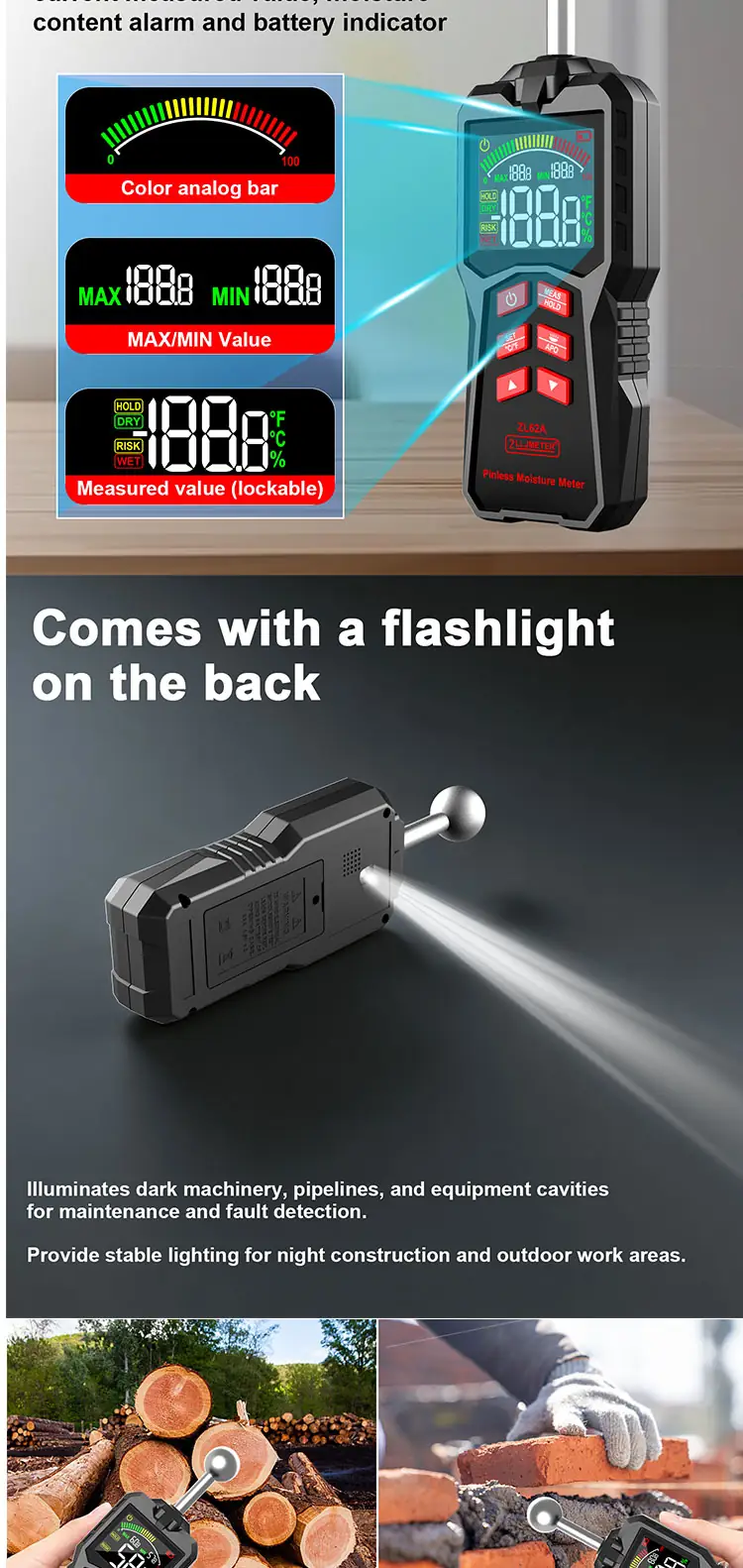 Proster moisture meter product range