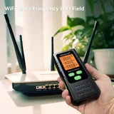 RDINSCOS RF meter next to WiFi router