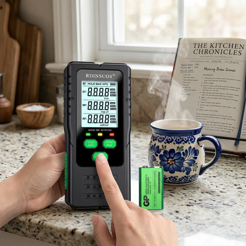 Customer review photo: RDINSCOS in use in a kitchen in the morning