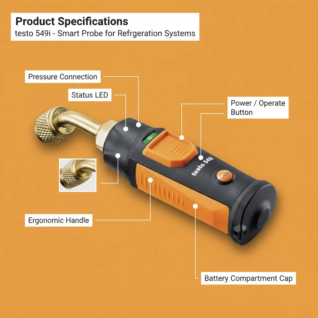 Technical specification chart for refrigerant recovery cylinder pressure and capacity.