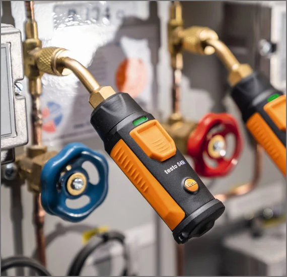 Professional HVAC diagnostic equipment